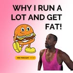 Out run bad diet – square